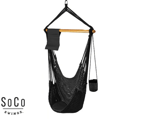 Black hammock swing hot sale